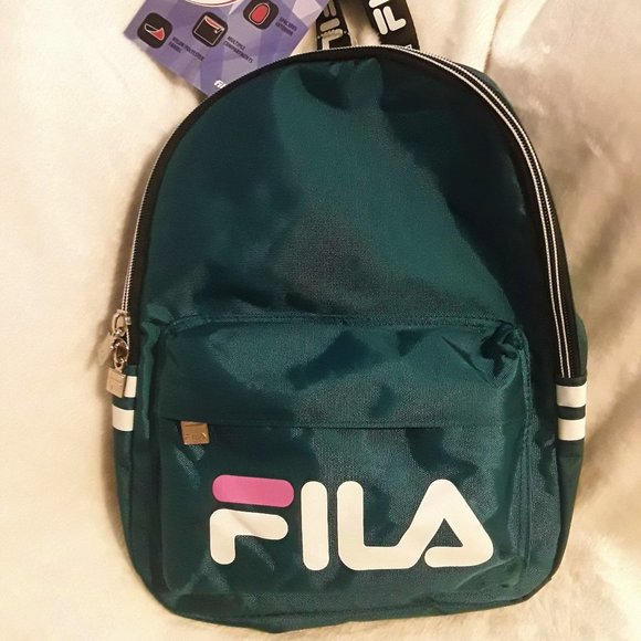 NWT FILA Joyce Green Mini Backpack - Picture 1 of 5